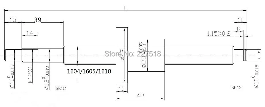 6 компл. SBR16 SBR20 линейная направляющая+ шариковые винты RM1605 SFU1605 шариковые винты+ BK/BF12+ гайка Корпус+ муфты для ЧПУ частей