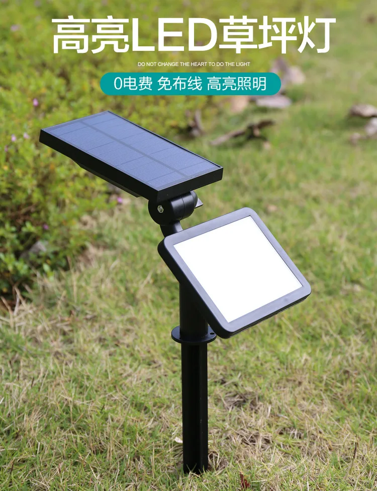 Modo de Montagem na Parede de Casa à Prova Lâmpada do Gramado do Jardim Luz de Energia Água Levou Solar 48 5 d' Luz De Energia Solar Lâmpada Do Gramado Do Jardim