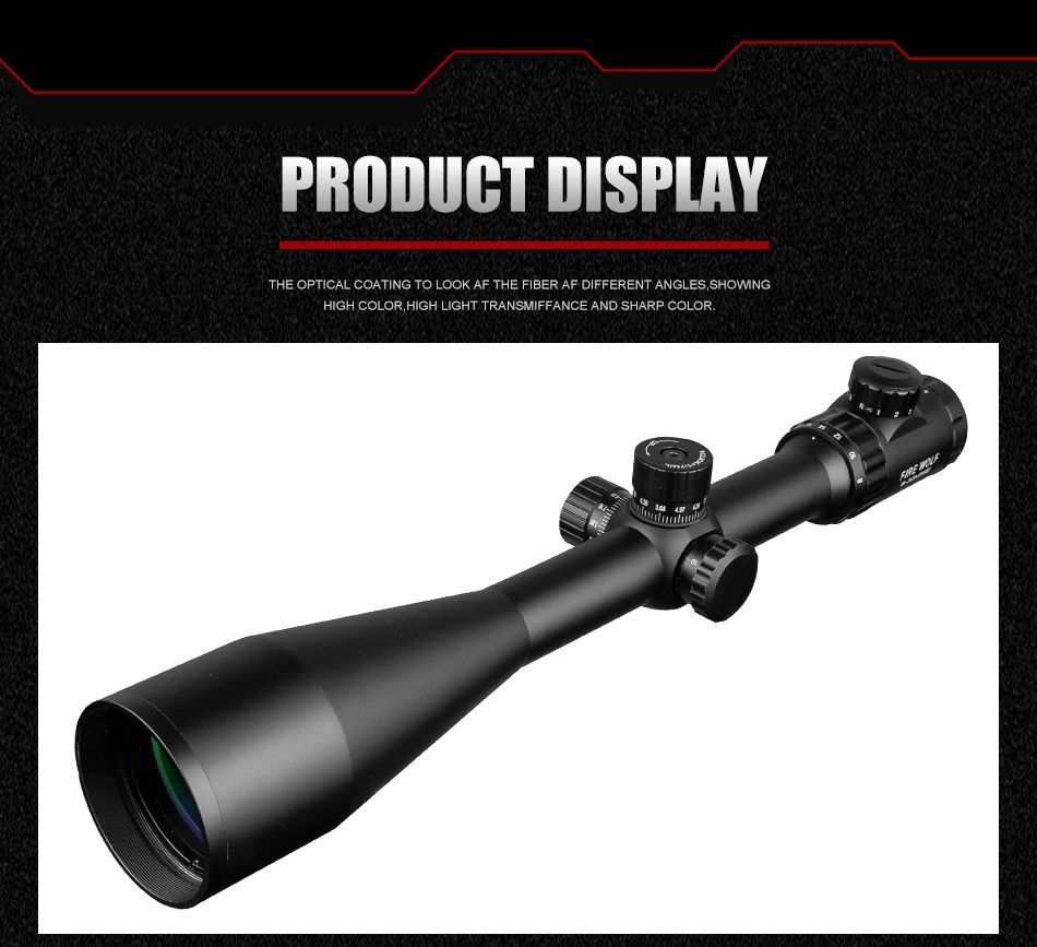 FIRE WOLF 8-32X56E Red Dot Green Sniper Scope компактные охотничьи прицелы с 20 мм/11 мм рельсовыми креплениями пневматическая винтовка с оптическим прицелом