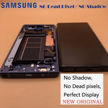 

ORIGNAL 6.4" LCD with Frame Display for SAMSUNG Galaxy Note 9 NOTE9 Display N960F N9600 N960DS Touch Screen Digitizer Assembly