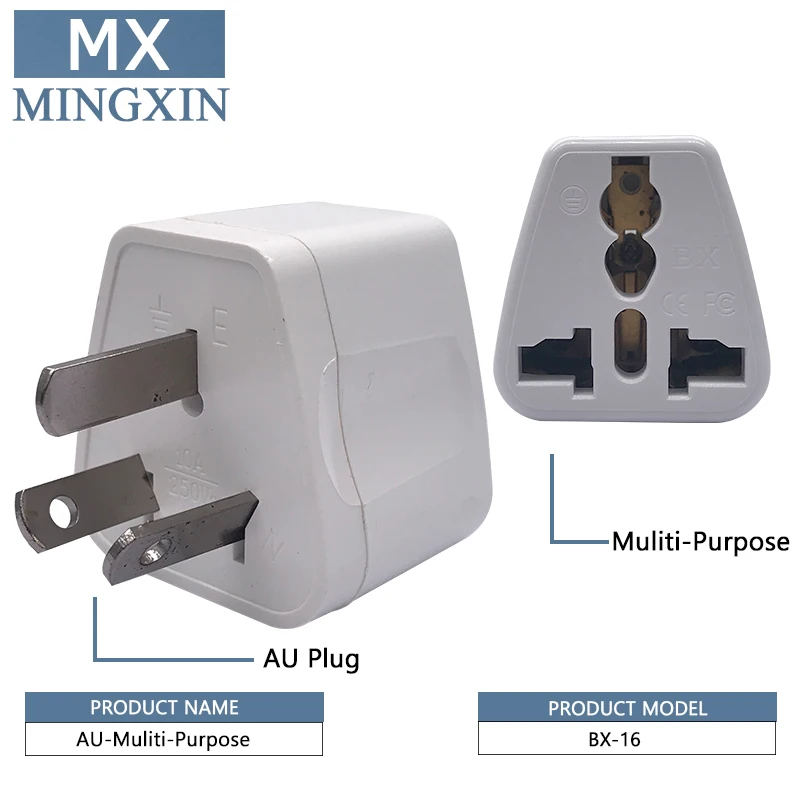 Australia New Zealand for Universal US / EU / UK Plug Socket Power