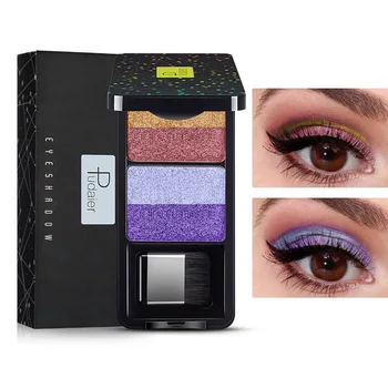 

Pudaier professional makeup shimmer eyeshadow powder gradient color waterpoof long lasting shimmer smoky eyeshadow palette PD035