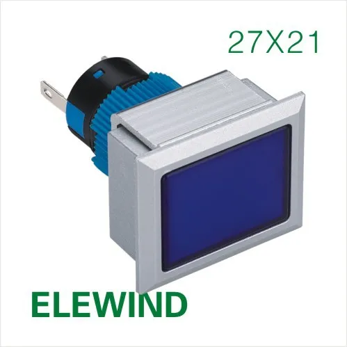 

ELEWIND 22mm Rectangular signal lamp(PB223WJ-D/B/12V/IP65)