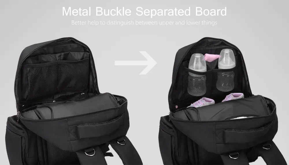 Diaper Bag Large Capacity Multifunctional Backpack Maternity Bag  (12)