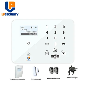 

LPSECURITY Multi-function GSM Home Alarm System PIR Sensor House Office Burglar Intruder Alarm System iOS/Android APP Control K9