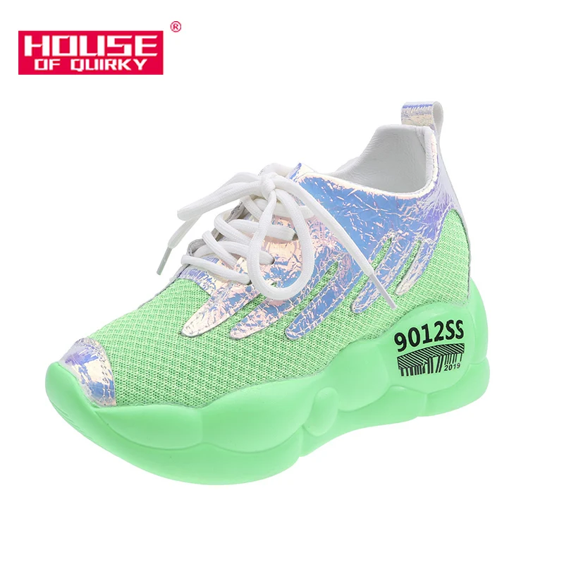 

Super High Heels Ladies Shoes Comfortable Platform Sneakers Women Casual Shoes Vulcanized Shoes Spring and Autumn Women Shoes