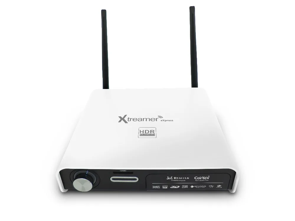 Xtreamer eXpress 4K 60p с записью HDMI и слотом для HDD с верхним металлическим бесшумным пассивным охлаждением