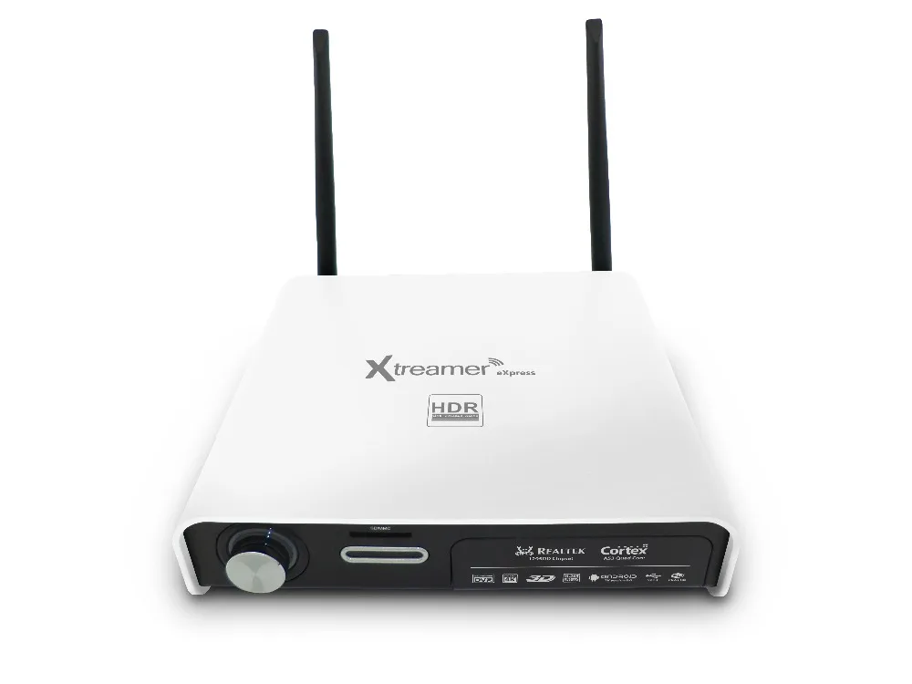 xtreamer eXpress 4K 60p z HDMI v snemanju in HDD režo z vrhunskim kovinskim tihim pasivnim hlajenjem