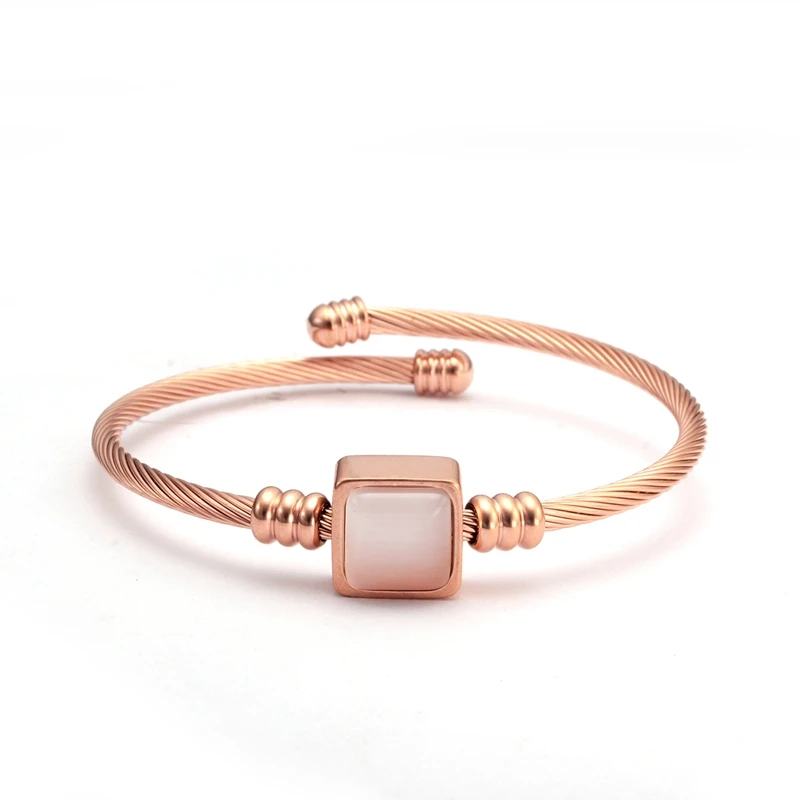 women Men charm Crystal Bangles (8)