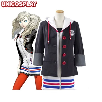 

Persona 5 Anne Takamaki Dress Cosplay Costume Christmas Halloween Jacket Coat Dress Skirt Shirt Stockings for Girl Woman
