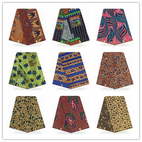 

2019 super wax hollandais african hollandais real dutch wax veritable wax hollandais for patchwork sewing YD02