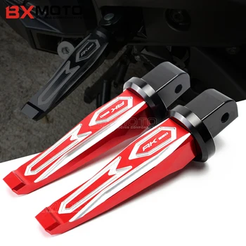

Left & right cnc aluminum motorcycle rear passenger Footrests Foot Pegs pedals Footrests For KYMCO AK550 AK 550 2017