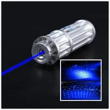 Gatlin Style High Power Blue Laser Pointers 20000mw 20W 450nm tt astronomy Laser Pen Ignite Candle Light Cigarette Burst Balloon