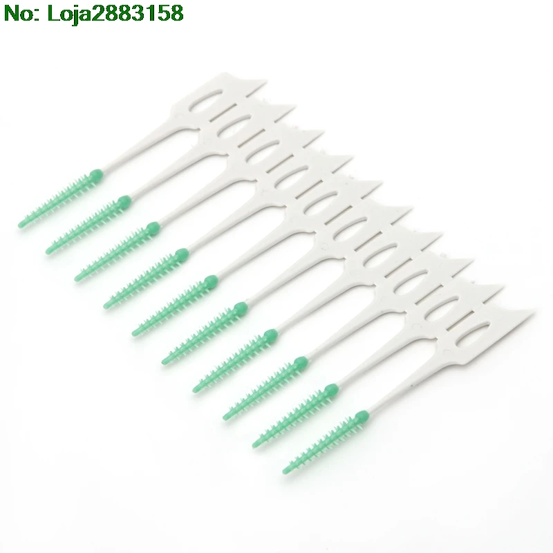 New 40Pcs Soft Clean Between Interdental Floss Brushes Dental Oral Care Tool
