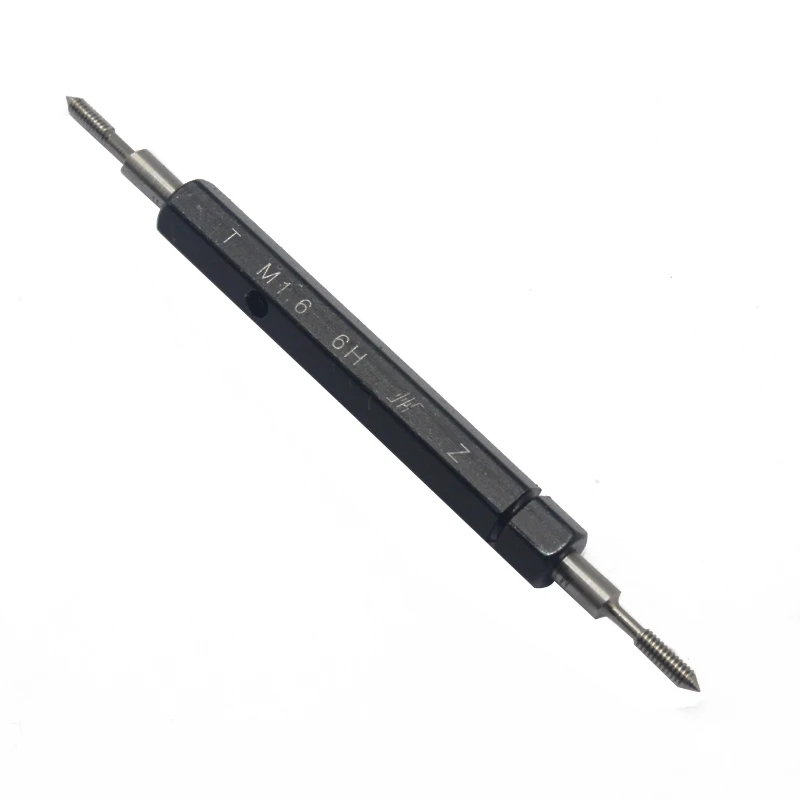 

1PC M1.6 6H thread plug gauge internal thread measurement tool precision bearing steel plug gauge