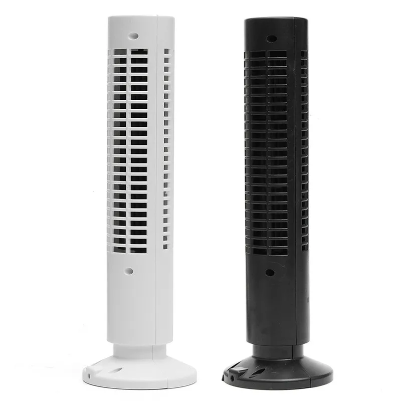 Портативный Настольный охлаждающий вентилятор очиститель мини USB Leafless Tower вентилятор ультра-тихий сильный ветер 2 скорости для домашнего компьютера офиса