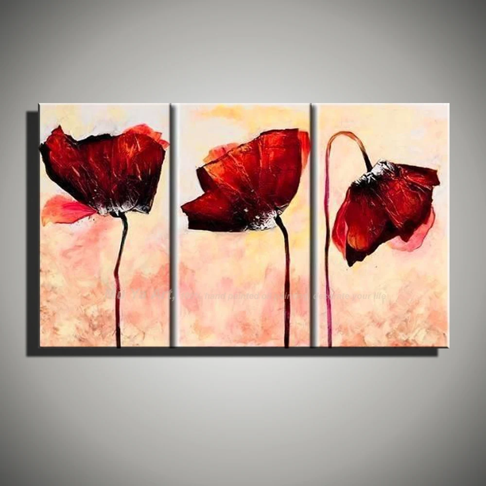Online kopen wholesale rode papaver pictures uit china rode ... Woonkamer in bruin en rode
