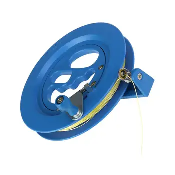 

Kite Line Winder ABS Winding Reel Grip Wheel with 100M String Flying Tools With Lock (Blue)