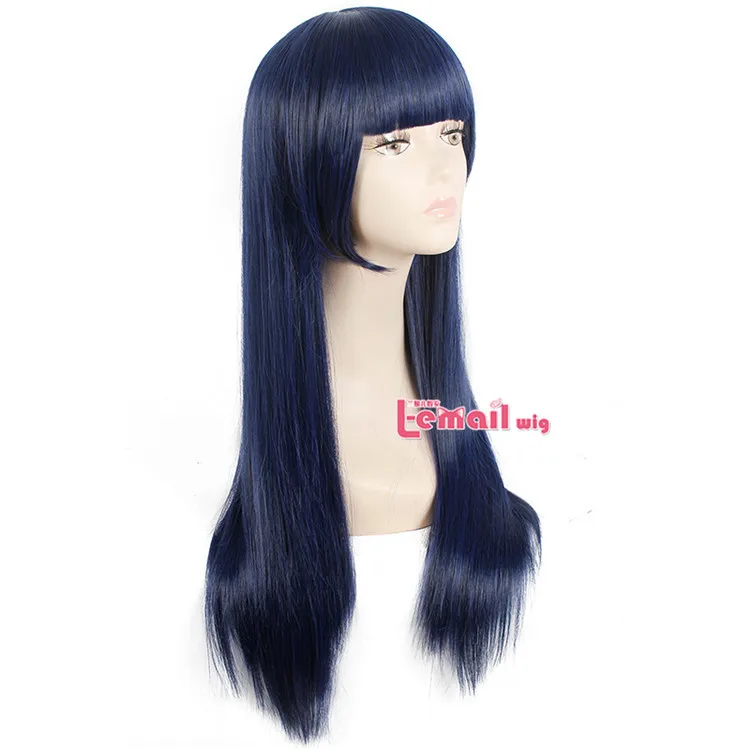 L-email парик Sora no Method Shione Togawa Косплей парики длинные синие черные смешанные цвета косплей парик термостойкие синтетические волосы