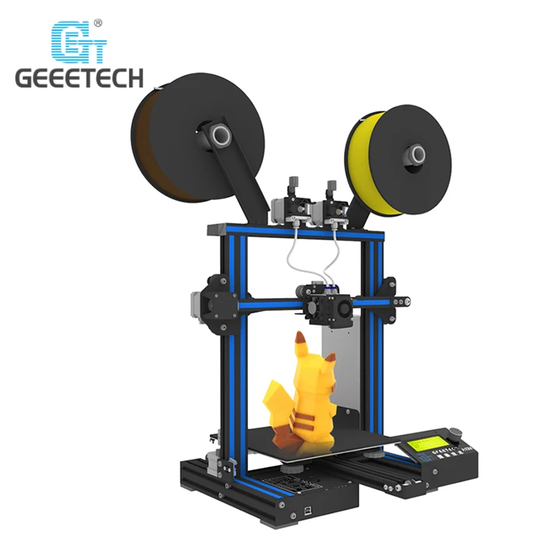 Оригинальный 3D принтер Geeetech A10M смешанных цветов 220x220x260 мм с дополнительным