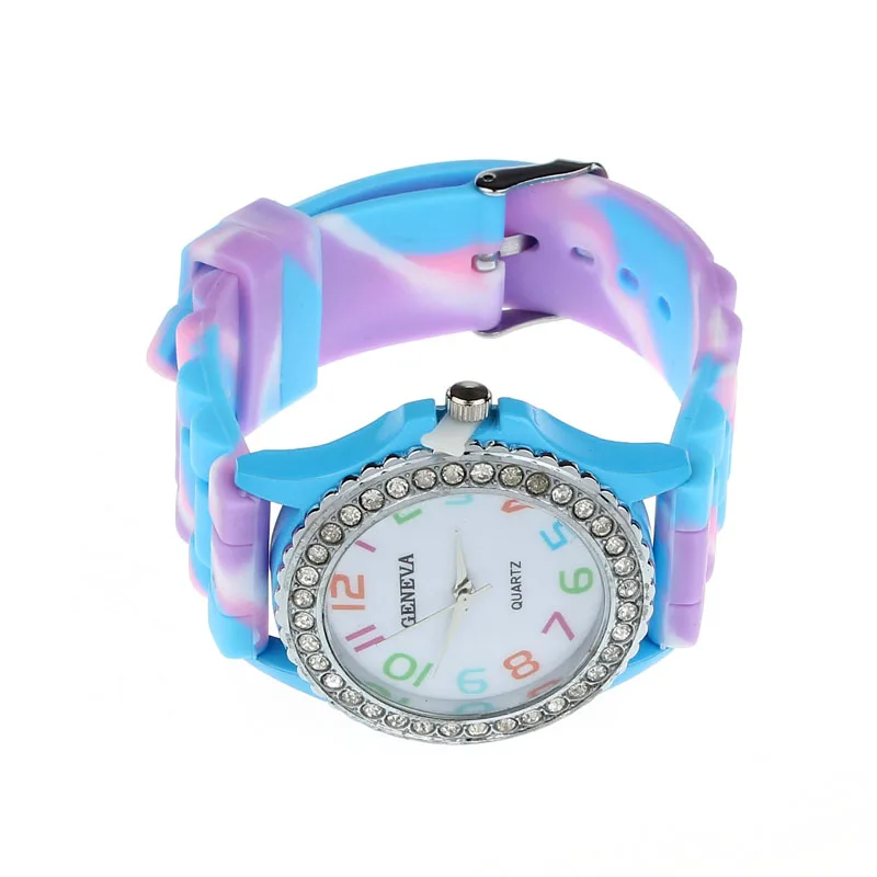 Женские часы с силиконовым кристаллом, аналоговые кварцевые наручные часы, оранжевые, синие, ярко-розовые, зеленые, фиолетовые, Horloges Mannen montre femme