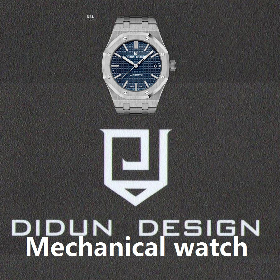 

DIDUN Watches Men Luxury Brand Automatic Mechanical Watches Men Dress Business Watch Luminous Wristwatch SEA-GULL ST16 movement