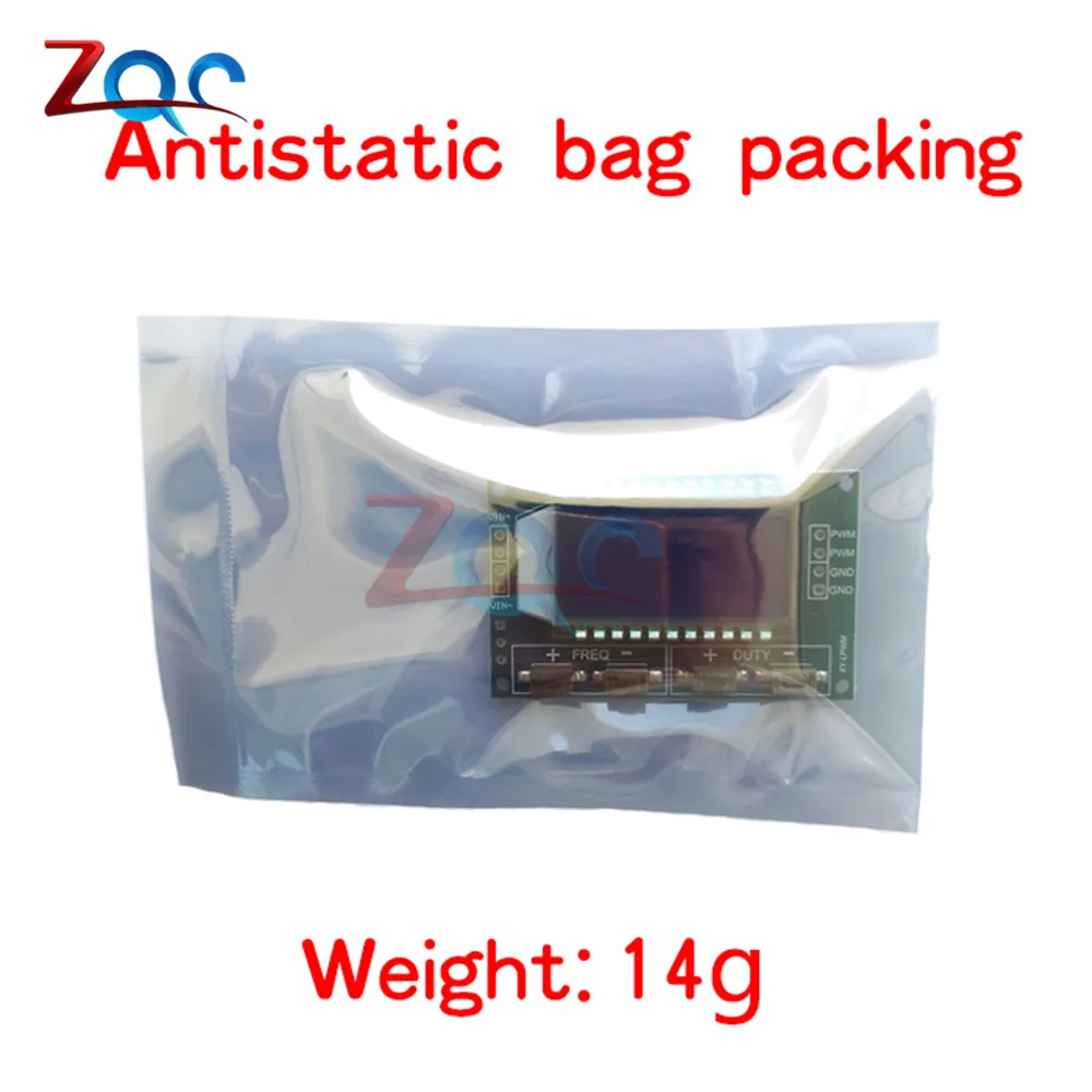 Signal Generator PWM Pulse Frequency Duty Cycle Adjustable Module LCD Display 1Hz-150Khz 3.3V-30V PWM Board Module 6