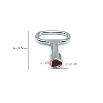 

Triangle key Outside diameter 13.4mm triangle side longth 8mm for Electric cabinet lock key