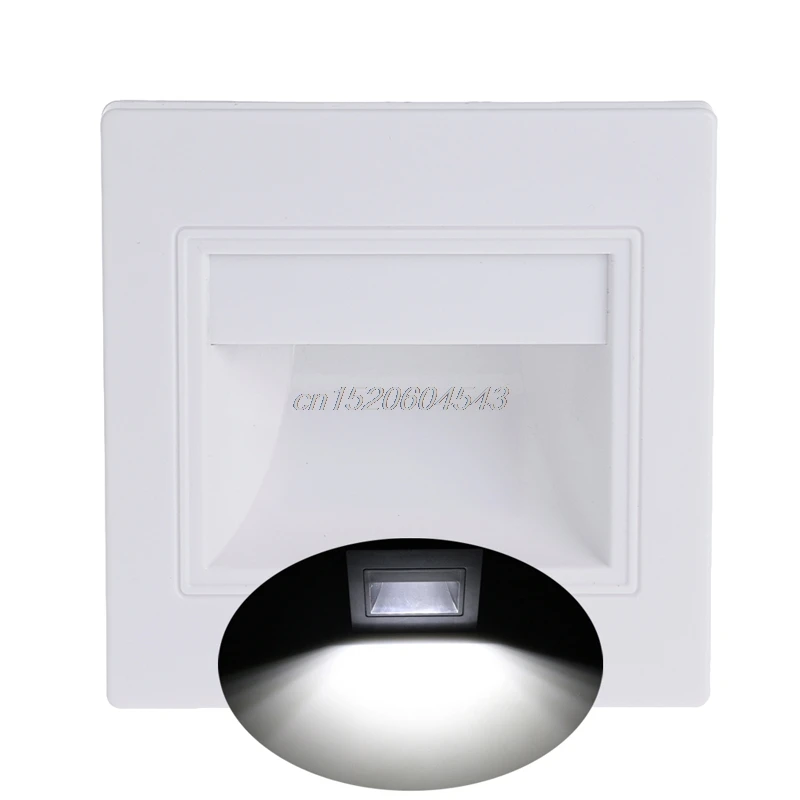 AC 100-240V 1,5 W светодиодный настенный светильник, подножки, крыльцо, лестничные огни, приспособление для ванной, ночники R02, и Прямая поставка