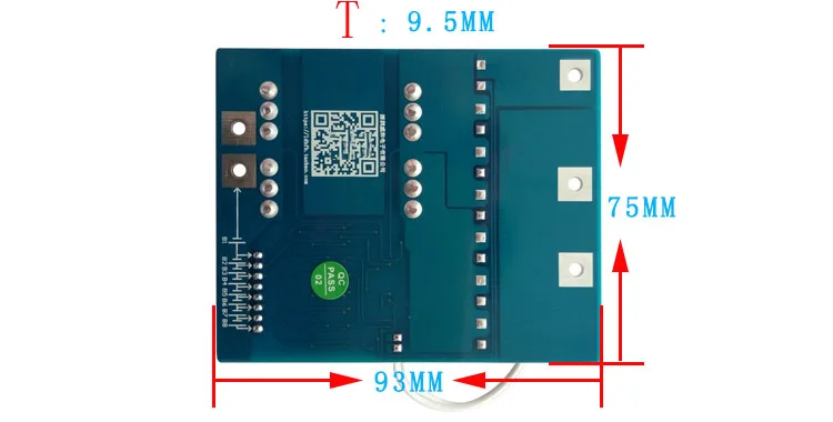 8 S 50A 33,6 V липолитиевый полимер BMS/PCM/PCB плата защиты батареи для 8 упаковок 18650 литий-ионная батарея сотового w/Temp