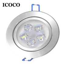 ICOCO 1 шт. 3 Вт потолочная лампа Bull's Eye Лампа Домашнее украшение экономичная секция белая Акция распродажа Прямая