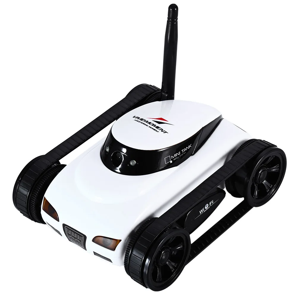 Радиоуправляемый автомобиль с камерой WIFI мини танк 0.3MP HD камера Дистанционное