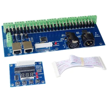 

New WS-DMX-27CH-RJ45-LED Decoder DMX512 Controller Symphony with controller