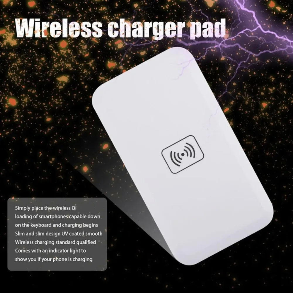 Portable QI Wireless Charger For Samsung Galaxy S8 S7 S6 edge Charging Pad iPhone X 8 Plus Nokia Phone Chargers | Аксессуары для