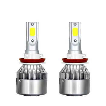 

SCANDIAG LED Headlight Bulbs All-in-One Conversion Kit - H11 (H8, H9) -7,200Lm 6000K Cool White-2pcs