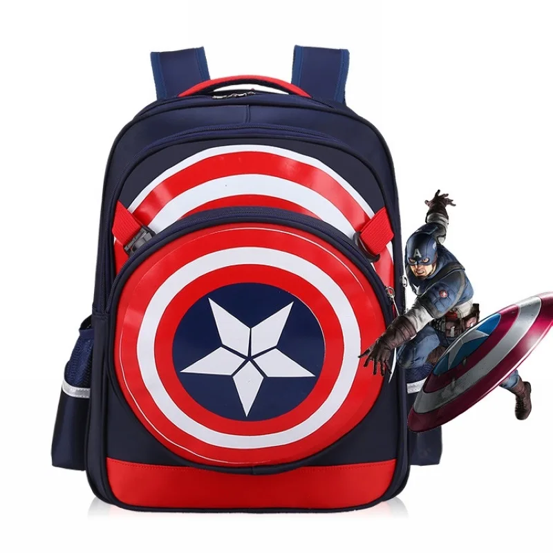 Детский рюкзак для мальчиков Капитан Америка школьные ранцы для мальчиков и девочек Детские рюкзаки для учеников начальной школы CX290Z