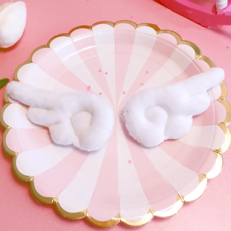 

Anime Card Captor Sakura Action Figure Printed Plush Wings Kids Fashion Creative Mini Cartoon Hair Clip Hairpin Hiar Accessories