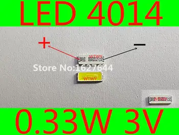 

200pcs JUFEI LED 4014 LED TV Backlight High Power 0.33W 3V LED Backlight Cool white For LED LCD TV Backlight Application