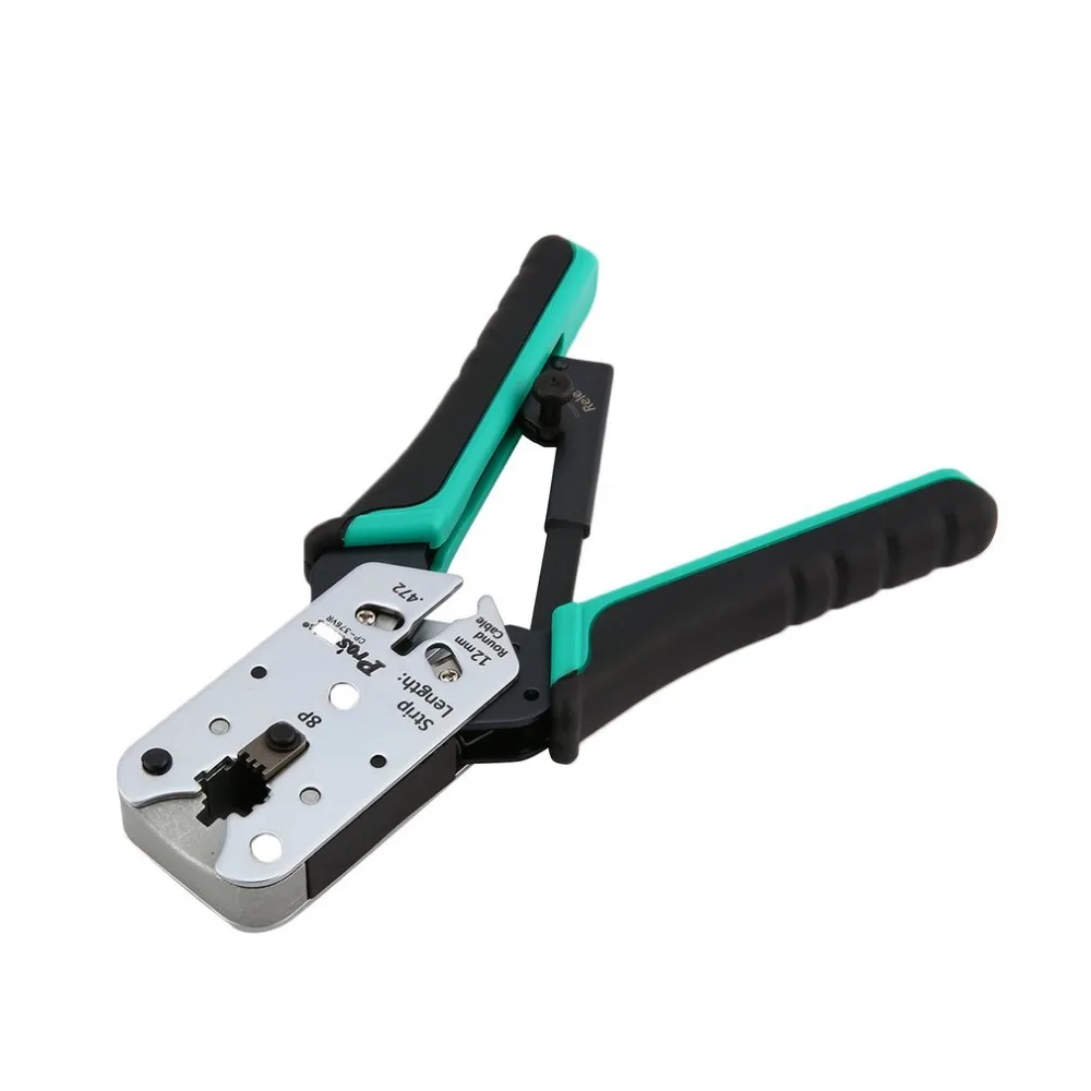 

Pro'skit CP-376VR Telecom Crimping Tool Wire Crimper Plier Cutting Stripping Network Cable Pliers Automatic Ratchet Terminal