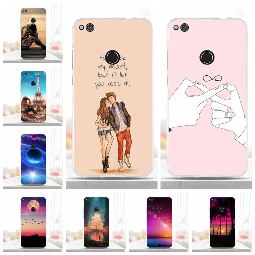 

For Huawei P8 Lite 2017 Case Soft Silicon Cover For Huawei Honor 8 Lite Case Soft TPU Back Cover For Huawei P8 P9 Lite 2017 Capa