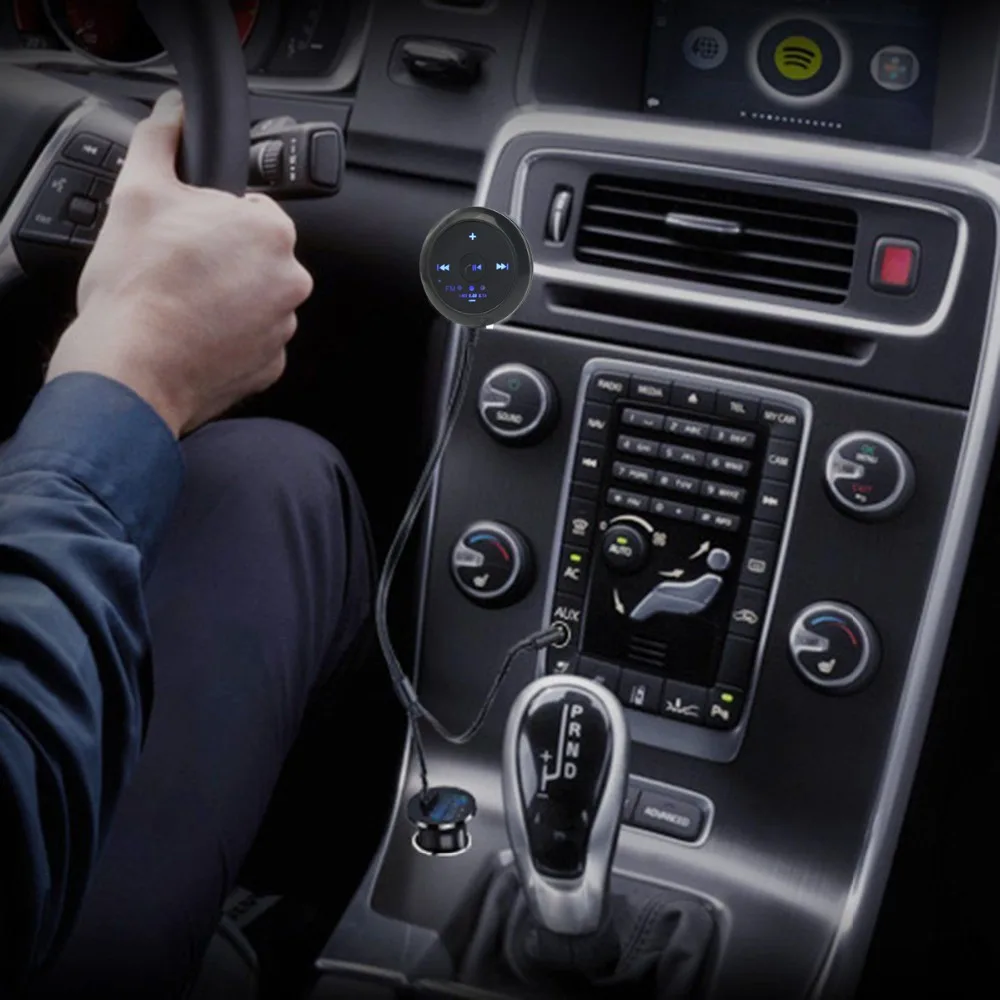 SOONHUA 3,5 мм Автомобильный Bluetooth беспроводной адаптер автомобильный AUX стерео аудио Громкоговоритель Поддержка Bluetooth Hands-Free