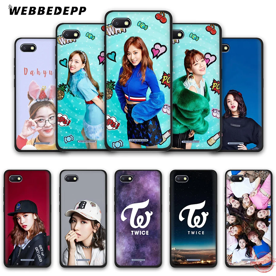 WEBBEDEPP два раза Мина Момо Kpop рисунок мягкая искусственная кожа для Redmi Note 8 7 6 5 Pro 4A 5A