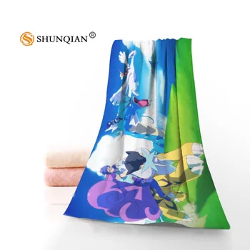 

New Custom Pokemon Towel Printed Cotton Face/Bath Towels Microfiber Fabric For Kids Men Women Shower Towels A7.24
