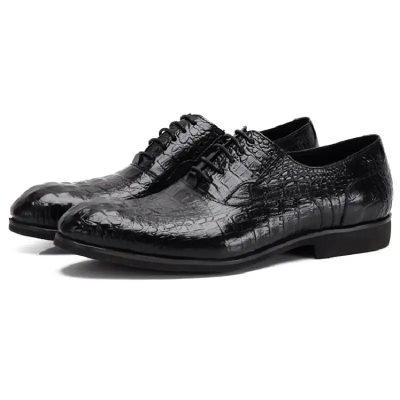 Inverno Calçados De Formal Crocodilo Elegante Homens Italianos Northmarch Sapatos Masculinos Moda Vestido Couro Preto Oxford Padrão marrom Luxo x1qw7C0xY