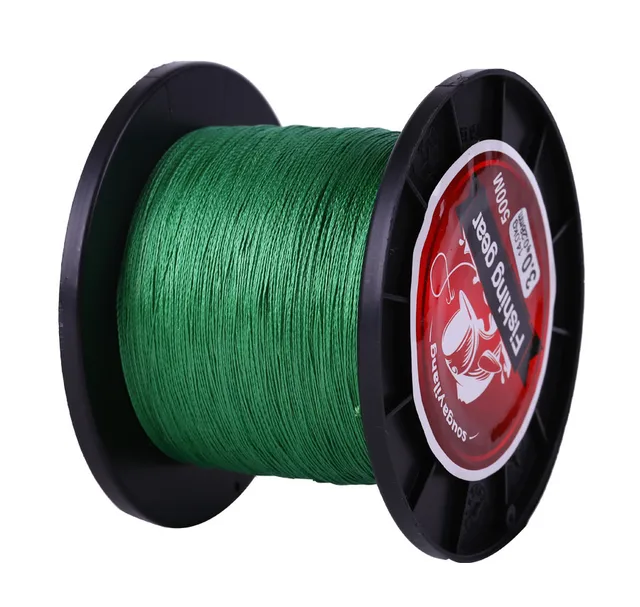 Sougayilang 4Colors 0.4-8LB Braided 4 Strands Fishing Line 500m Pe Material Rope Braided Lines Multifilament for Fishing Pesca