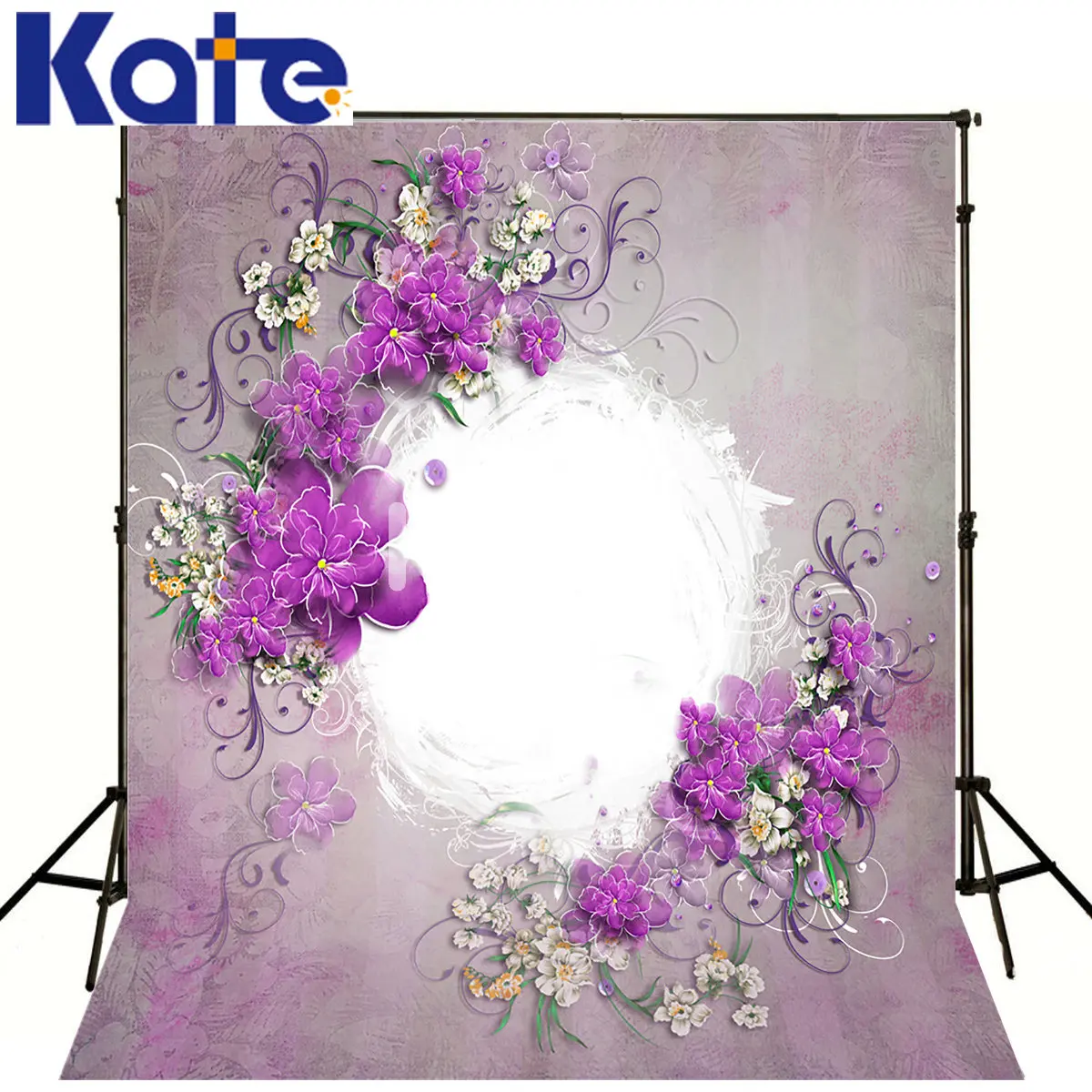 

Kate Photography Backdrops Fotografia Big Red Flower Purple Dream Kate Background Backdrop