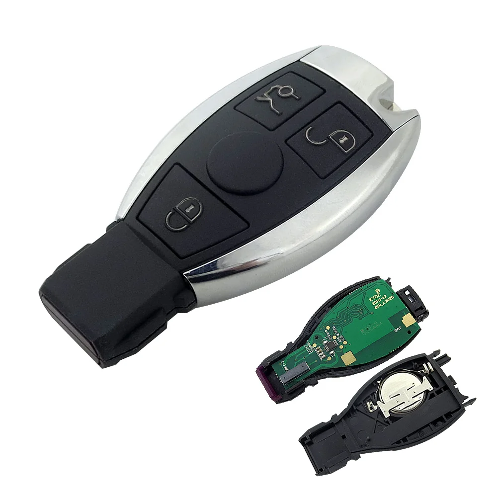OkeyTech 2 3 4 кнопки 315 МГц 433 Мгц дистанционный смарт-ключ для Mercedes Benz 2000+ NEC BGA W204 2007- C180 C220 C200 дистанционные ключи