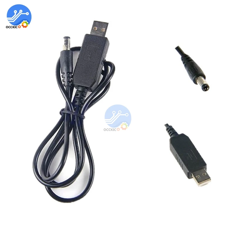 USB power boost line кабель DC 5 В к DC 9 В Удлинительный модуль адаптер и конвертер USB для геймпада кабель 5,5X2,1 мм штекер конвертер