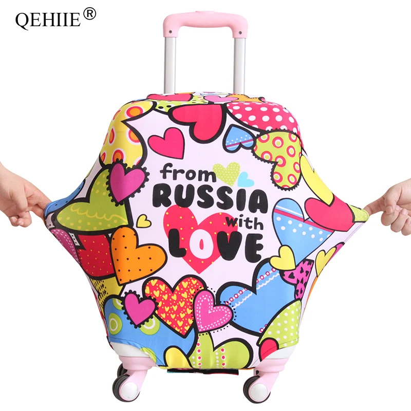 Hot Travel Luggage Cover Fashion Trolley Dust Cover for 18-28 Inch Suitcase Trolley Luggage Case Cover Cute Travel Accessories
