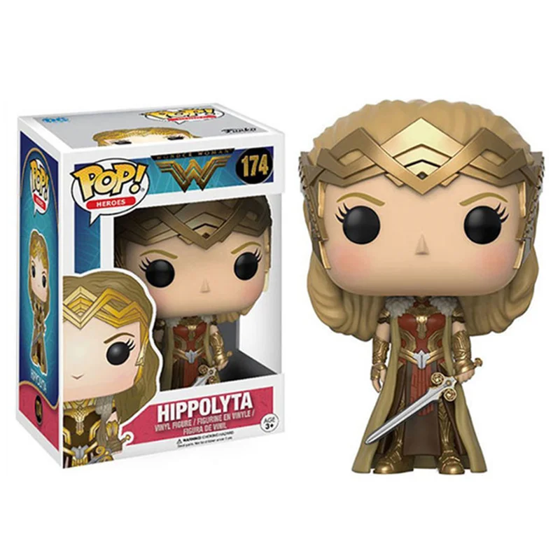 

Funko POP Official Wonder Woman Hippolyta Vinyl Action Figure Movie Character Collection Model Toys for Kids Children Gifts